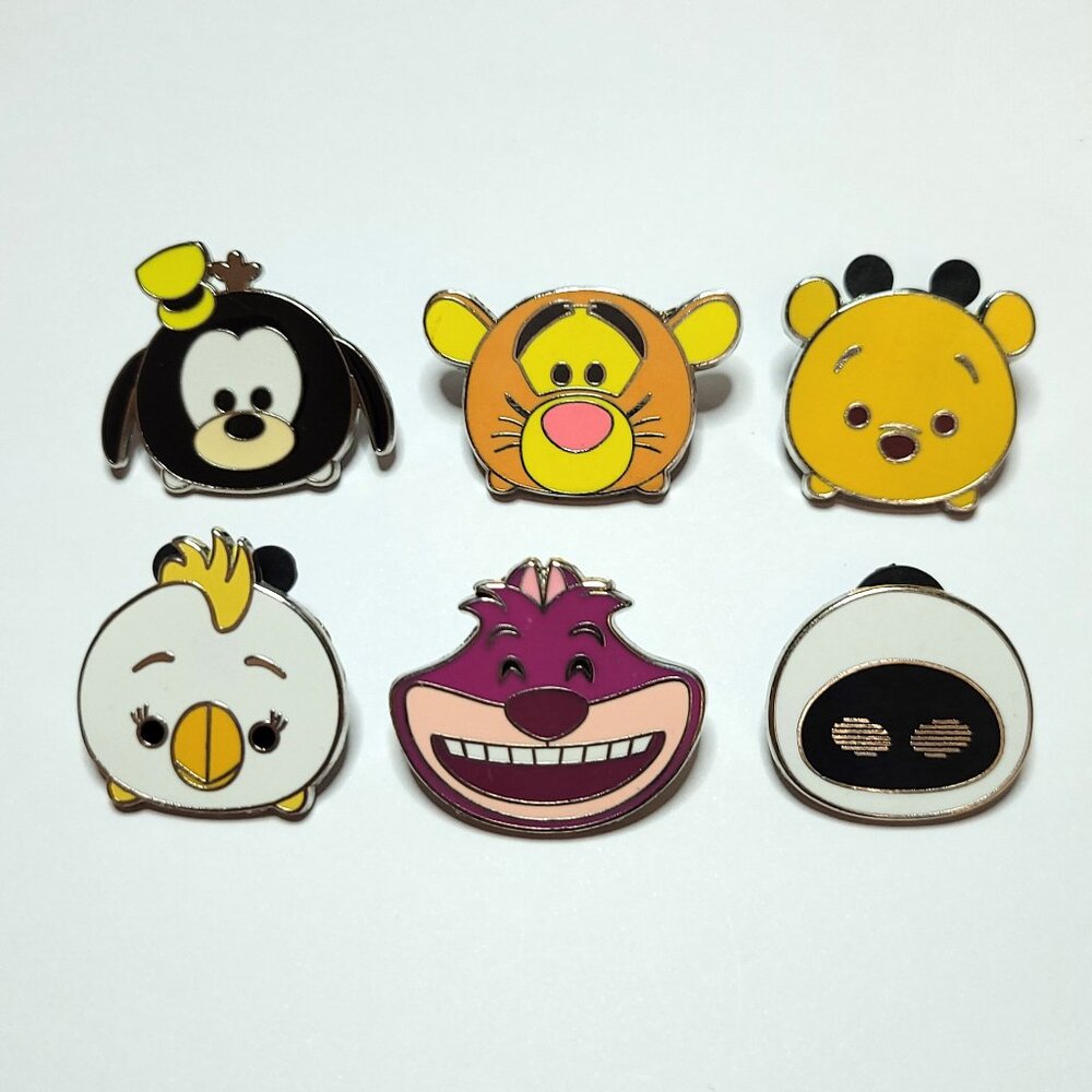 Disney Pins Lot of 6 Tsum Tsum | Trading Pins | Winnie the Pooh